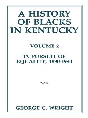 cover image of A History of Blacks in Kentucky